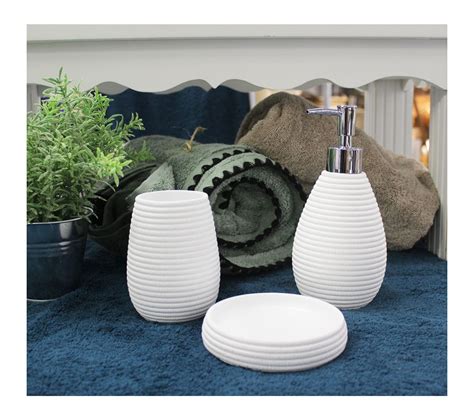 Set Accessoires Salle De Bain Blanc Lana Toute L Offre Wc But