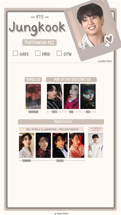 Jungkook Photocard Template Printable And Enjoyable Learning