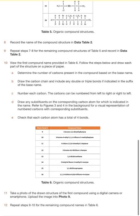 Solved Exercise 1 Naming Organic Compounds In This Exercise