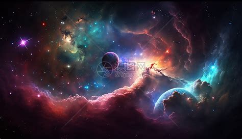 神秘的宇宙空间插画图片下载 正版图片402464580 摄图网