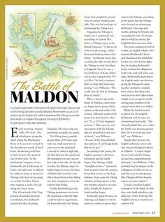 25 The Battle of Maldon ideas | maldon, battle, anglo saxon