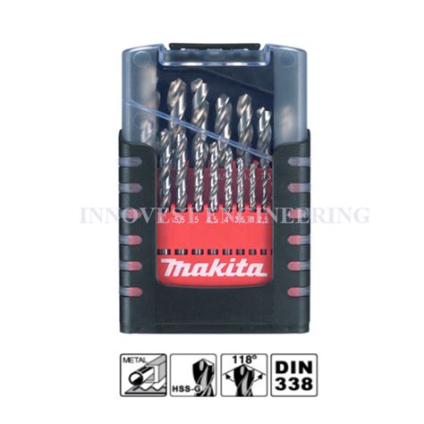 Makita 25pcs Hss G Metal Drill Bit Set Innovest Engineering And Co