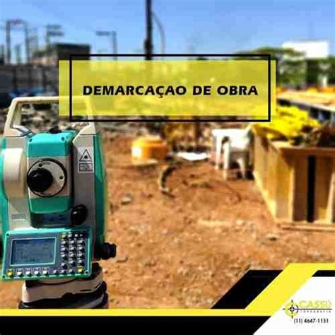 DEMARCAÇAO DE OBRA Cassú