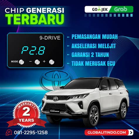 Jual REMAP FORTUNER GR 2400CC 2800CC PIGGYBACK 9DRIVE THROTTLE CONTROL