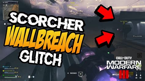 NEW MWZ WALLBREACH ANYWHERE GLITCH SCORCHER METHOD UNDER MAP GLITCH