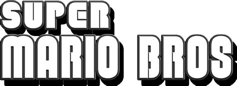 Download Super Mario Bros Logo - Full Size PNG Image - PNGkit