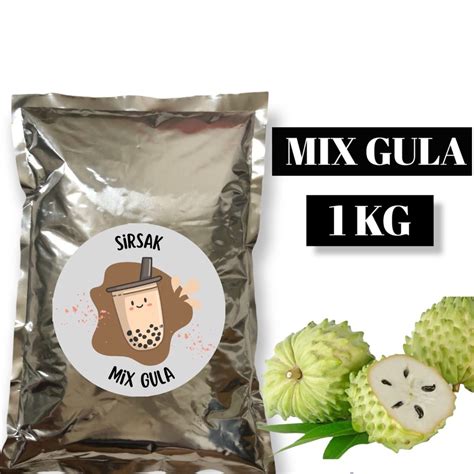 Jual Bubuk Minuman Boba Serbuk Minuman Powder Drink Rasa Sirsak Kg