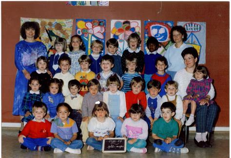 Photo De Classe Petits Moyens 1986 1987 De 1987 ECOLE MATERNELLE