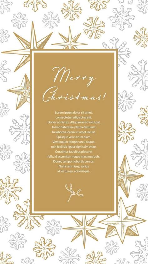 Merry Christmas And Happy New Year Vertical Greeting Card With Hand