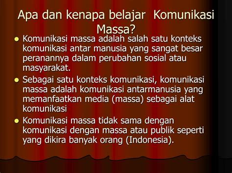 Ppt Komunikasi Massa Powerpoint Presentation Free Download Id5065969