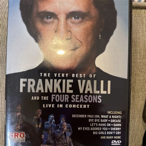 Frankie Valli And The Four Seasons Live In Concert Dvd 1992