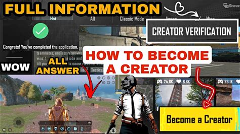 Wow Pubg How To Become A Creator In Pubg Wow Mode Pubg Wow