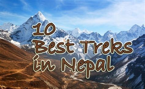 Top Best Treks In Nepal Trekkingteamgroup