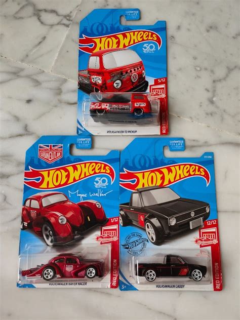 Hot Wheels Target Red Edition Vw Assorted Hobbies Toys Toys Games