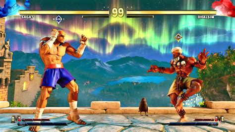 Sagat Vs Dhalsim Hardest Ai Street Fighter V Youtube