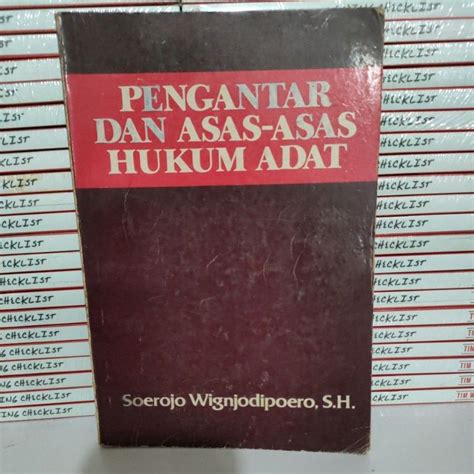 Jual Buku Obral Murah Buku Pengantar Dan Asas Asas Hukum Adat