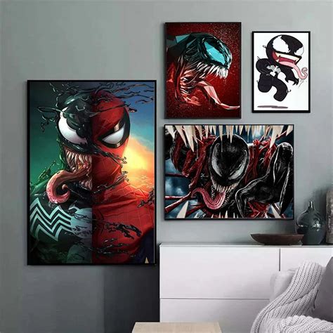 Canvas Paintings Marvel Movie Venom Let There Be Carnage Posters And