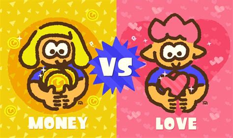 Splatoon Se Anuncia El Splatfest Americano No Dinero Vs Amor