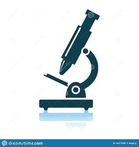 Cone Do Microsc Pio Da Escola Ilustra O Do Vetor Ilustra O De