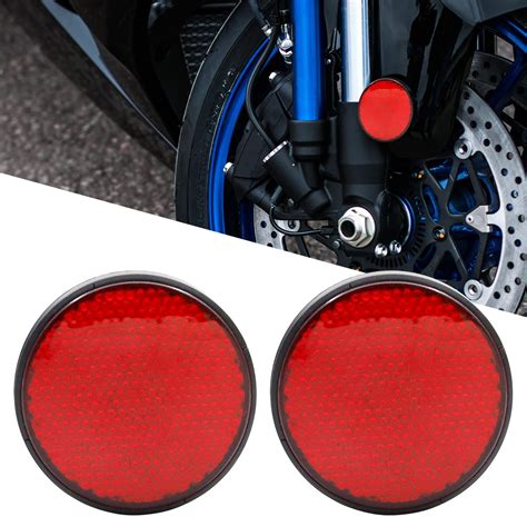 Ourbest Motorcycle Round Reflector V Led Rear Lights High Brake Stop