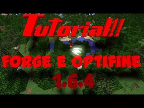 Como Instalar Forge E Optifine Minecraft 1 6 4 YouTube