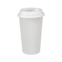 Vaso Eco Vaso Taza De Caf Tapa Blanca Sublimaci N Transferencia