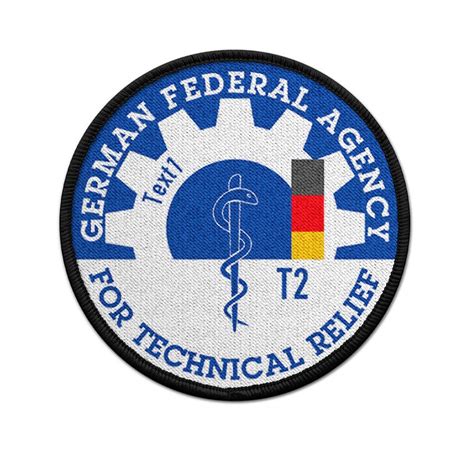 Patch Personalisierbar Hilfswerk Technical Relief Skulap Katastrophe