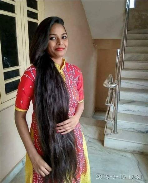 Pin By Preksha Pujara On Long Hair With Saree Long Silky Hair Long