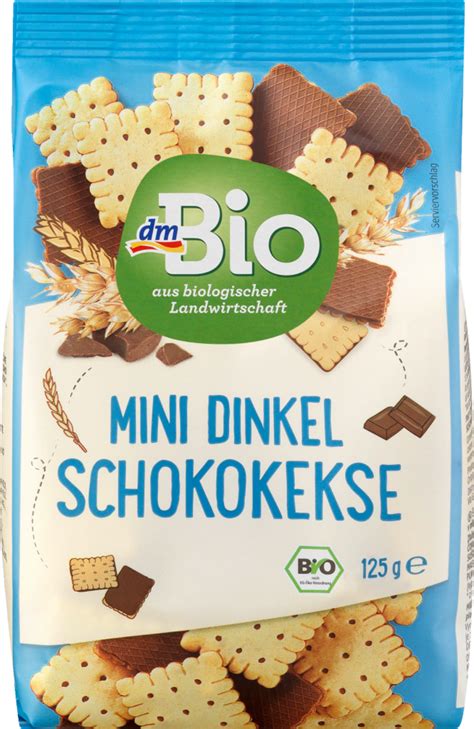 dmBio Mini čokoladni keksi od spelte 125 g dm drogeriemarkt ba