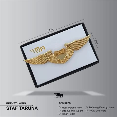 Jual Wing Staff Taruna Pdh Brevet Brivet Pin Staf Taruna Shopee Indonesia