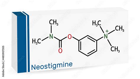 Neostigmine Molecule It Ischolinesterase Inhibitor For Symptomatic