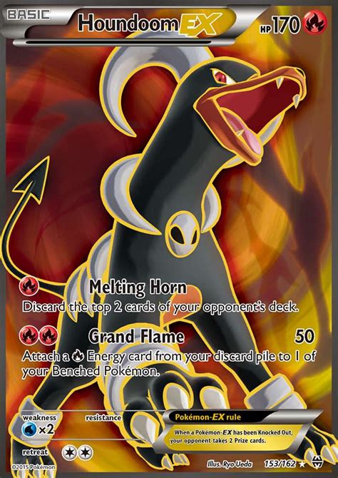 Houndoom Ex Breakthrough Pokemon Card