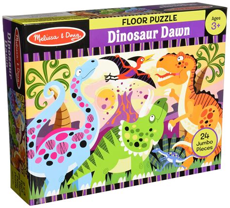 Melissa Doug Dinosaur Dawn Jumbo Jigsaw Floor Puzzle Pcs X