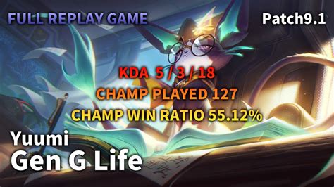 Gen G Life SUP Yuumi VS Leona Replay S9 5 3 18 Patch 9 15 KR YouTube