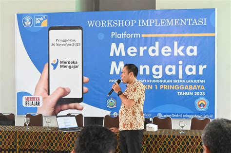 Workshop Implementasi Platform Merdeka Mengajar Smkn Pringgabaya