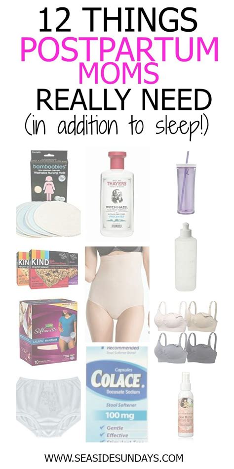 The Ultimate Postpartum Survival Kit For New Moms Postpartum Care Kit