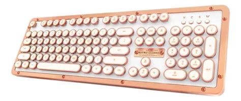 Teclado Mecanico Retro Azio Retro Classic Posh Luxury Vint Teclado