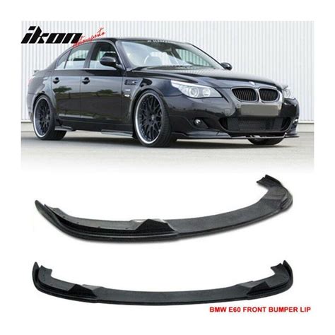 IKONMOTORSPORT HM STYLE FRONT BUMPER LIP BMW E60 5 SERIES 04 10 MTECH