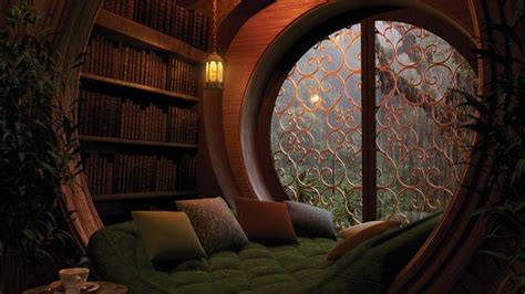 Cozy Reading Nook Ambience Heavy Rain On Window Sounds And Crackling