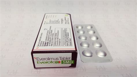 Everolimus 5mg Tablets (Everotaj) Taj Pharma Manufacturers & Suppliers in India - Taj Generics ...