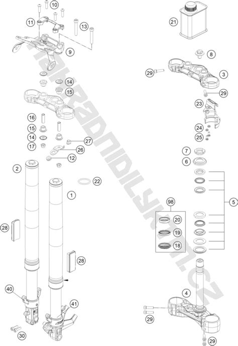 N Hradn D Ly Ktm Sch Ma Front Fork Triple Clamp Pro Model Ktm