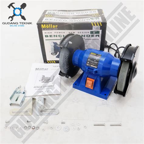 Jual Mesin Gerinda Duduk Mollar Bg Mm Bench Grinder Mollar