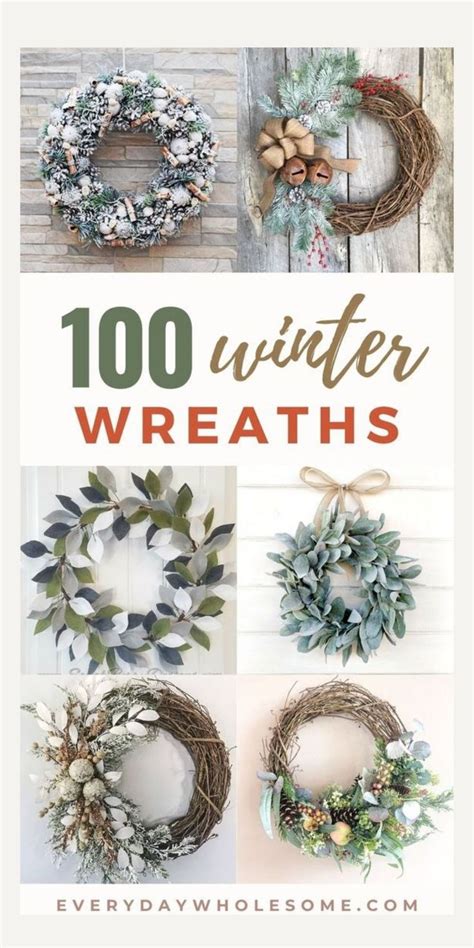 Best Winter Holiday Wreaths For Front Door Porch Decor Winter