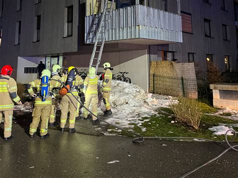 Balkonbrand Freiwillige Feuerwehr Saalfelden