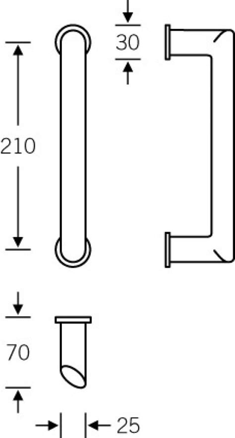 FSB Türgriff 210 mm Aluminium naturfarbig 0 66 6610 02185 0105 kaufen