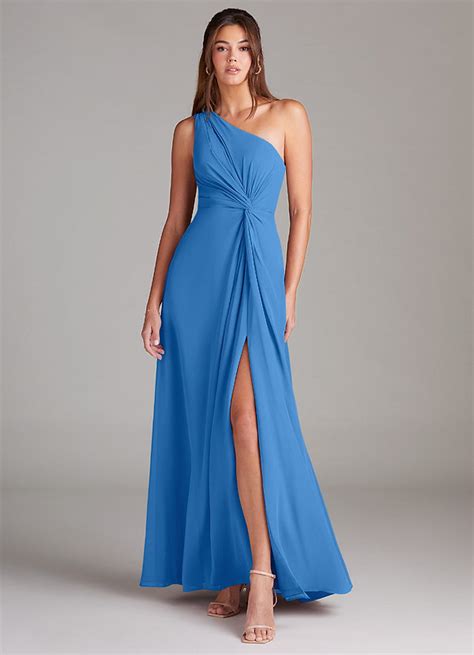 Azaize Brooke Blue Jay Bridesmaid Dresses Azazie