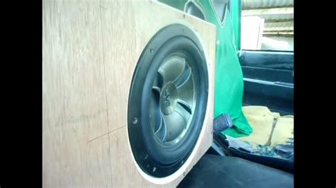 Diy Loud Subwoofer Box Youtube