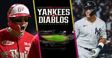 Juego Diablos Vs Yankees En CDMX 2024 Actividades Del Mes