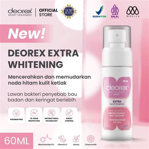 Jual Deorex Body Odorizer Nonfragrance Musk Men Extra Whitening