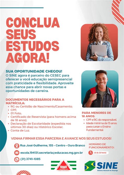 São mais de 260 vagas de empregos no Sine de Ouro Branco MG Confira